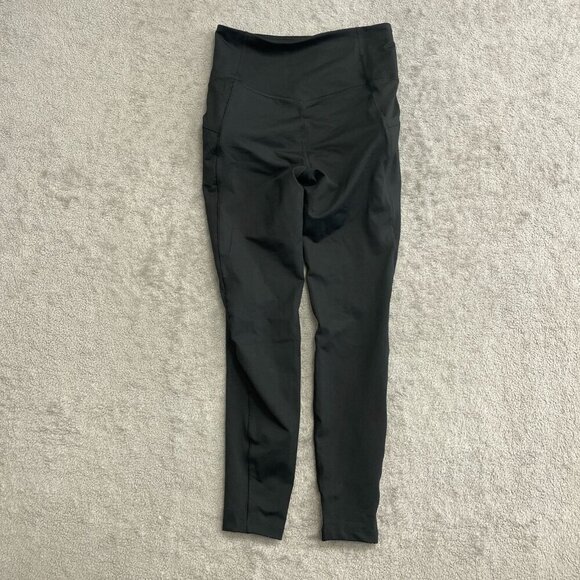 NWOT Eddie Bauer Women's S High-Waisted Black Leggings Side Zip Pockets - Picture 5 of 9